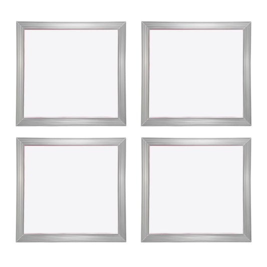 Screen Printing Kit, 4 Pieces Aluminum Silk Screen Printing Frames, 20x20inch Silk Screen Printing Frame with 110 Count Mesh, High Tension Nylon Mesh and Sealing Tape for T-shirts DIY Printing