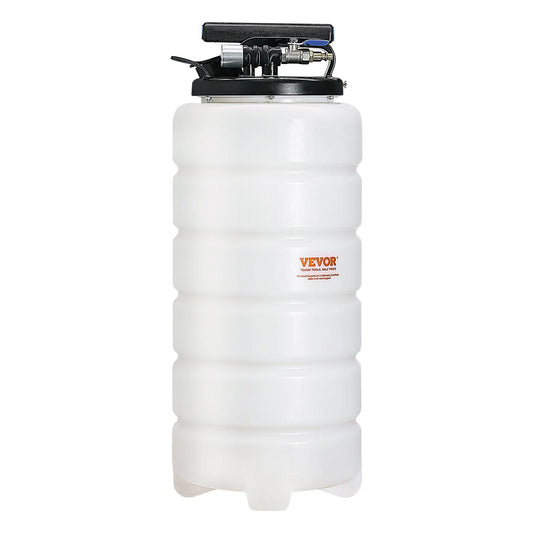 Fluid Extractor, 4 Gallons (15 Liters), Pneumatic/Manual Oil Changer Vacuum Fluid Extractor with Dipstick and Suction Hose, Oil Extractor Change Pump for Automotive Fluids Vacuum Evacuation