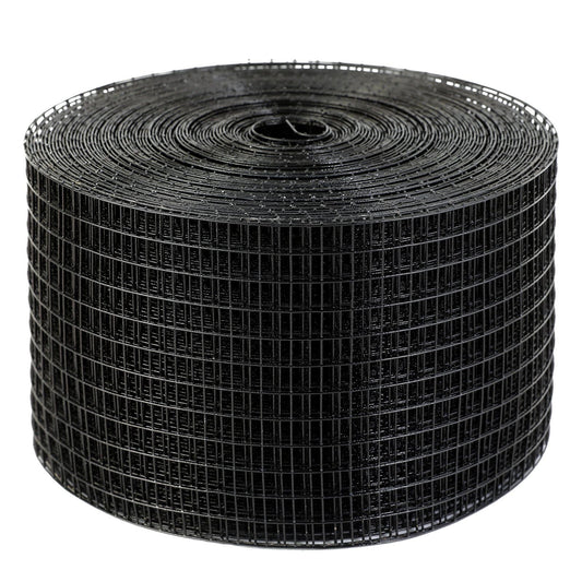 8 inch x 100ft Solar Panel Bird Guard, Critter Guard Roll Kit with 70pcs Stainless Steel Fasteners, Solar Panel Guard with Rust-proof PVC Coating, 1/2 inch Wire Roll Mesh