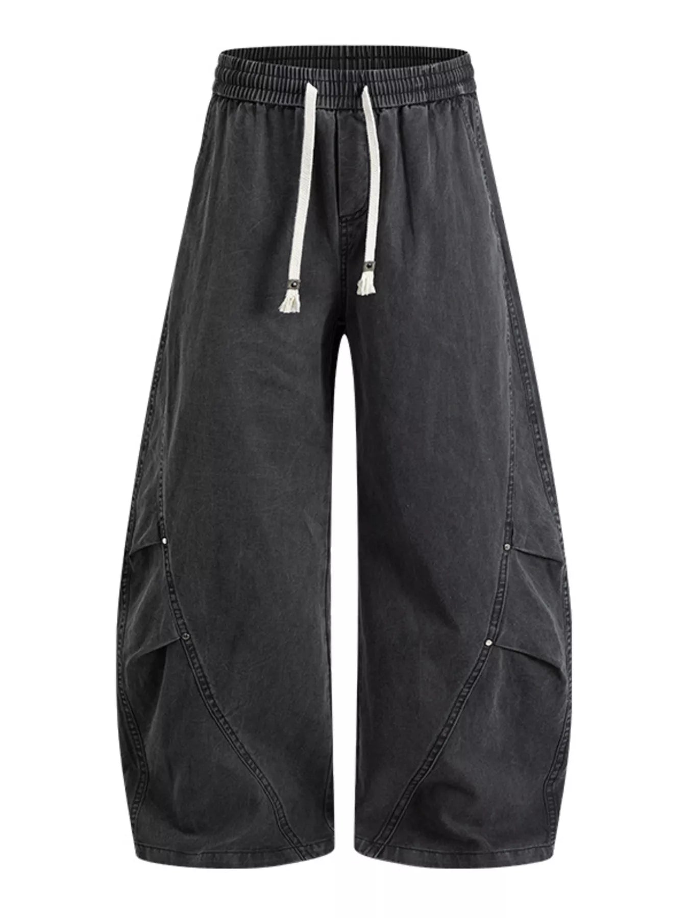 Men's Plus Size Vintage Wide Leg Casual Pants