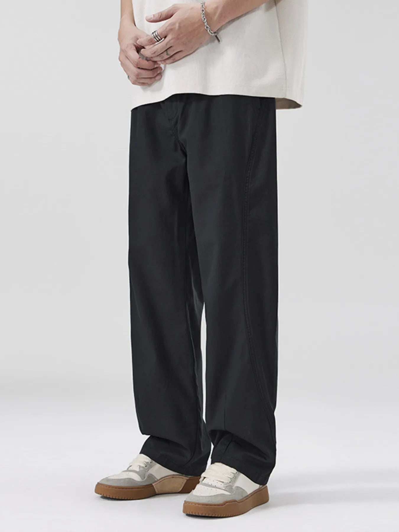 Men's Full Size Loose Fit Casual Pants Plus Size