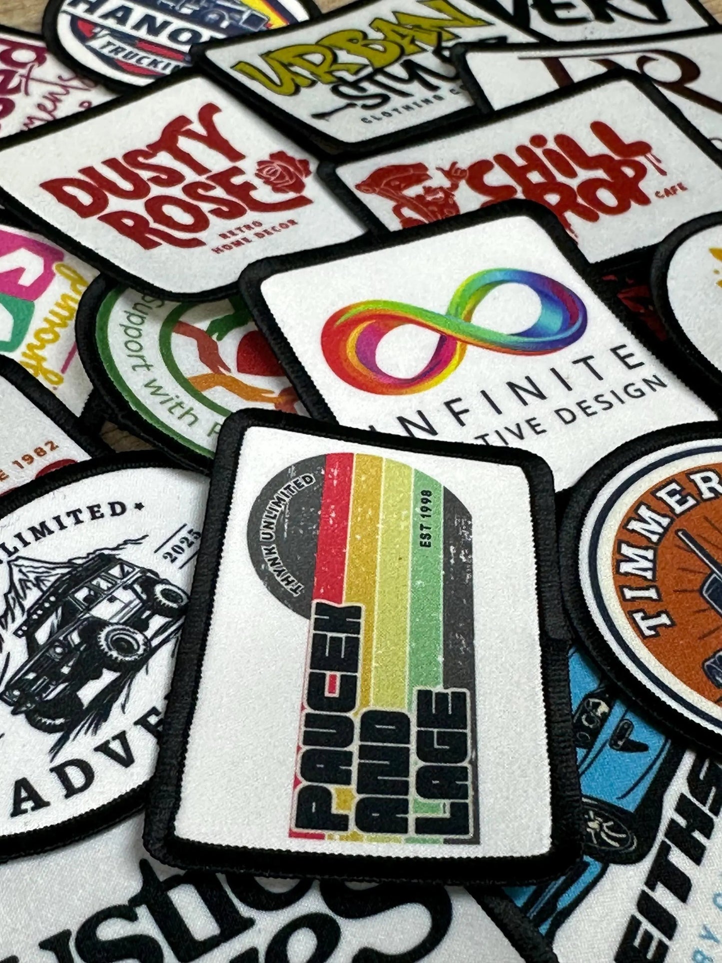 Full Color Dye Sublimation Custom Iron-On Patches