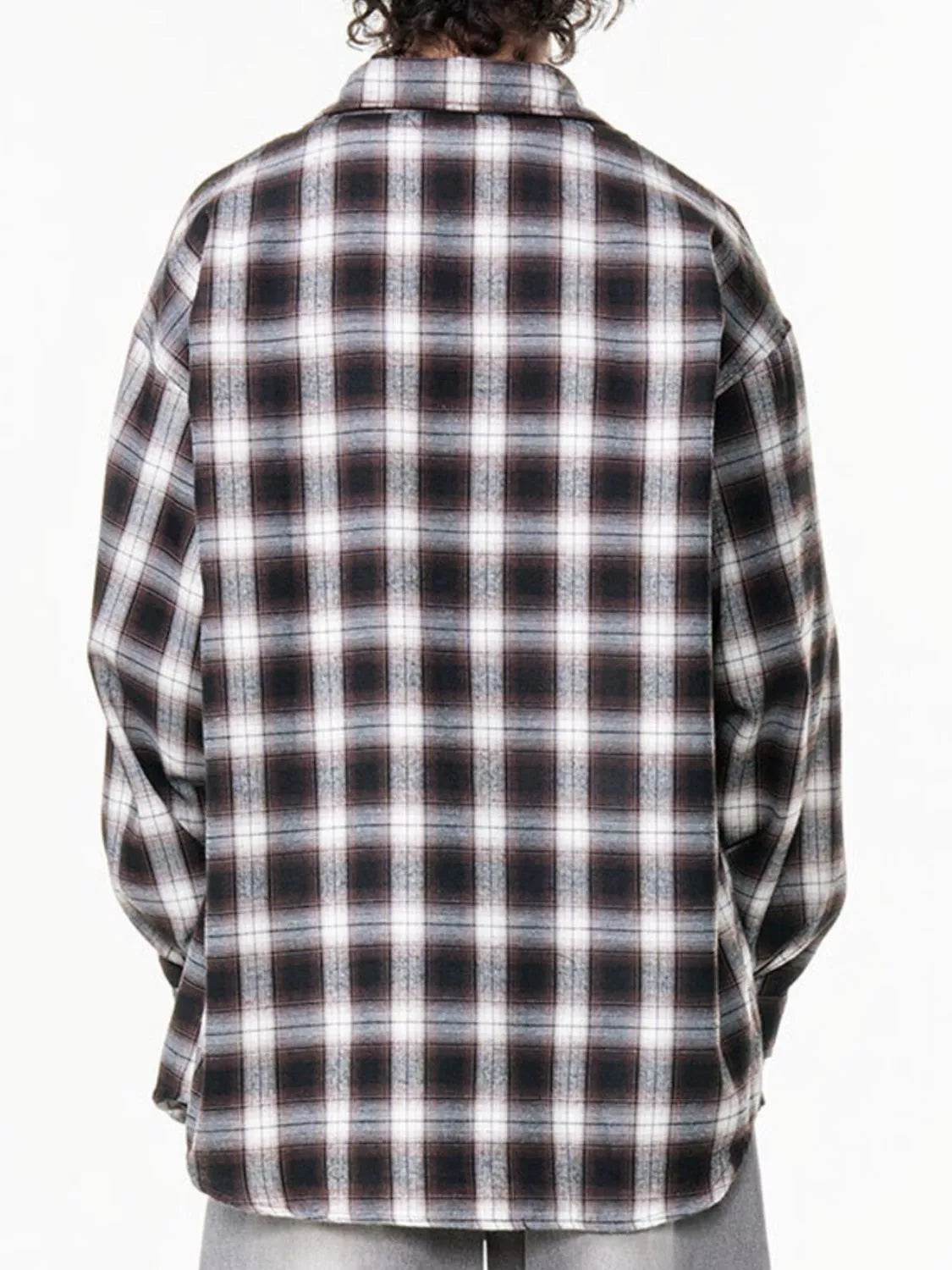 Men's Casual Plaid Button Up Shirt
