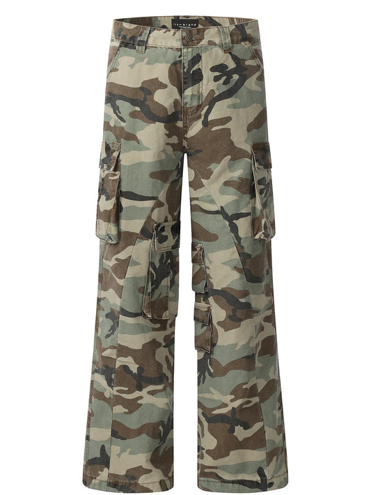 Men's Relaxed Fit Camo Cargo Pants