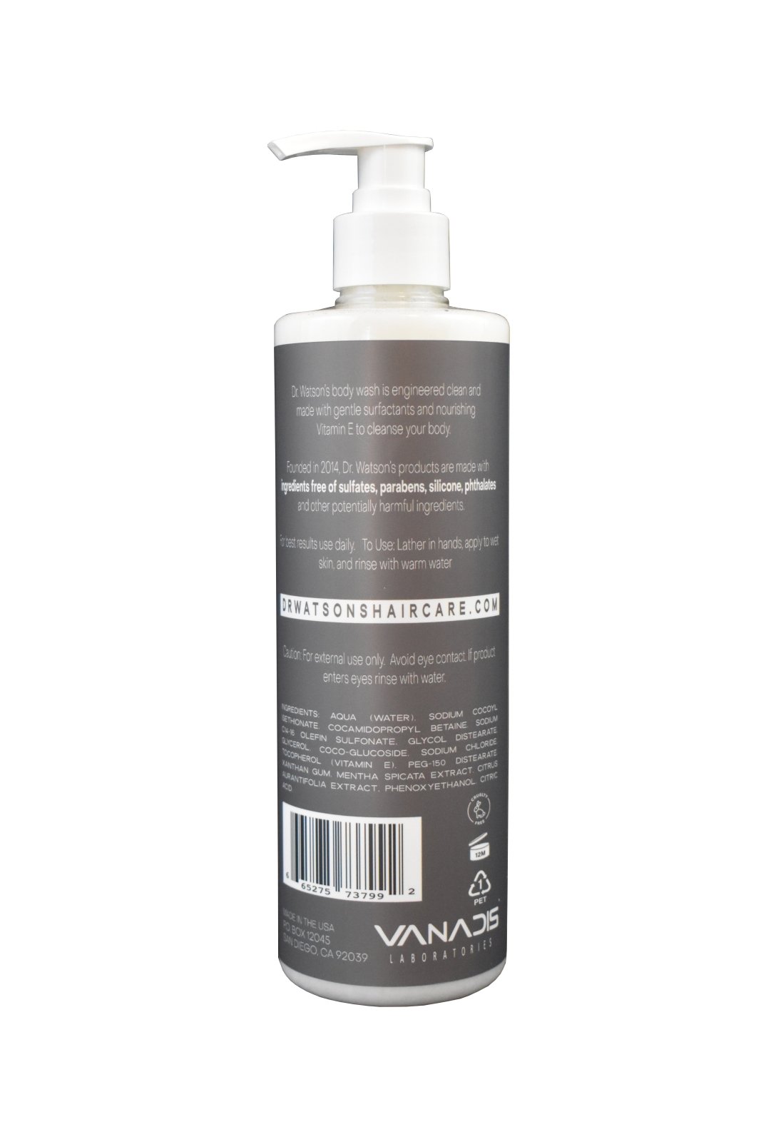 Dr. Watson's | Invigorating Body Wash | 16 Oz.
