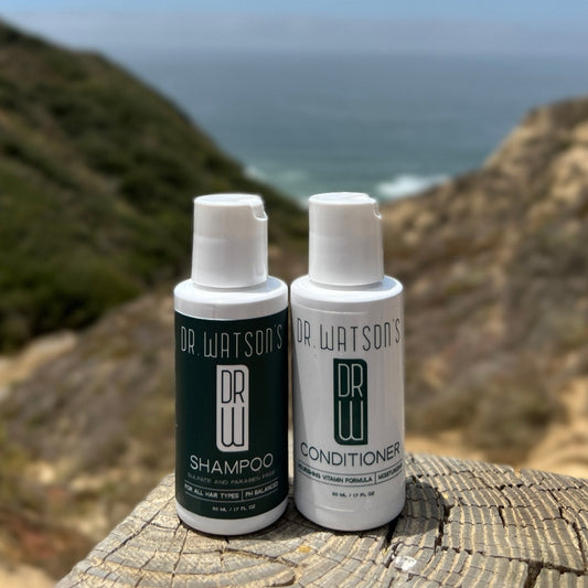 Dr. Watson's | Shampoo & Conditioner Sample Pack | The Original | 2 Oz Each