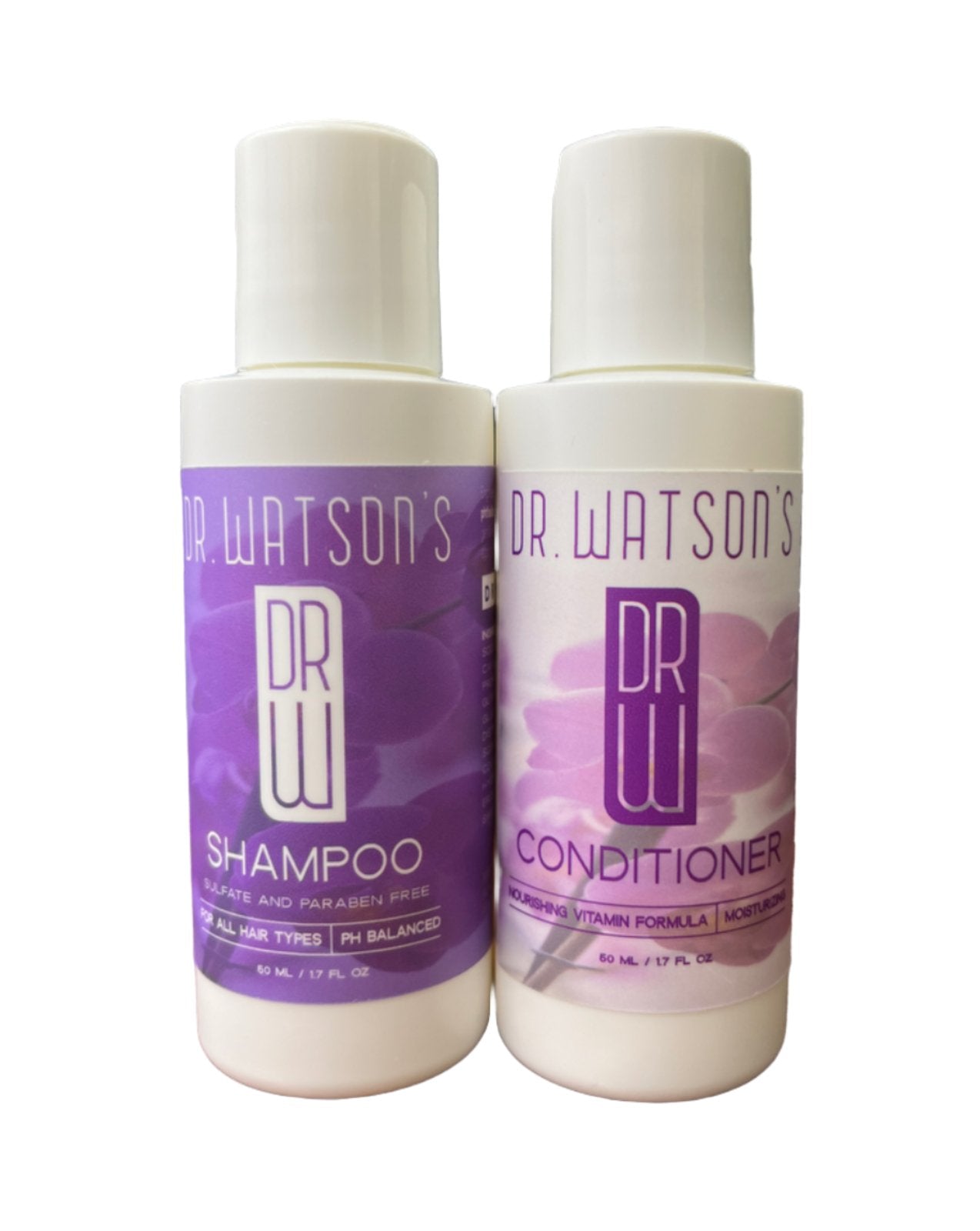 Dr. Watson's | Shampoo & Conditioner Sample Pack | Sweet Pea | 2 Oz Each