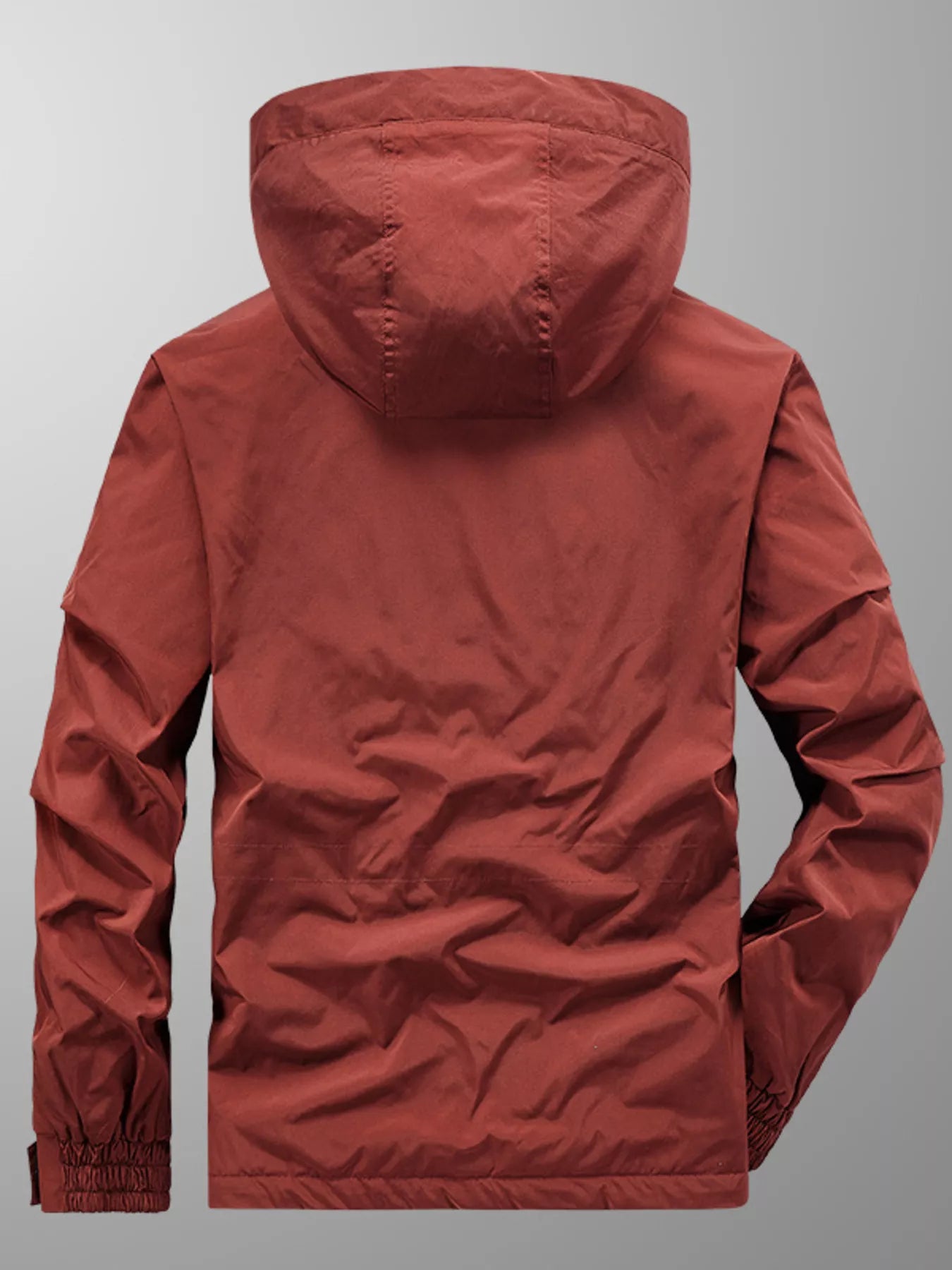 Men's Plus Size Casual Hooded Lightweight Jacket