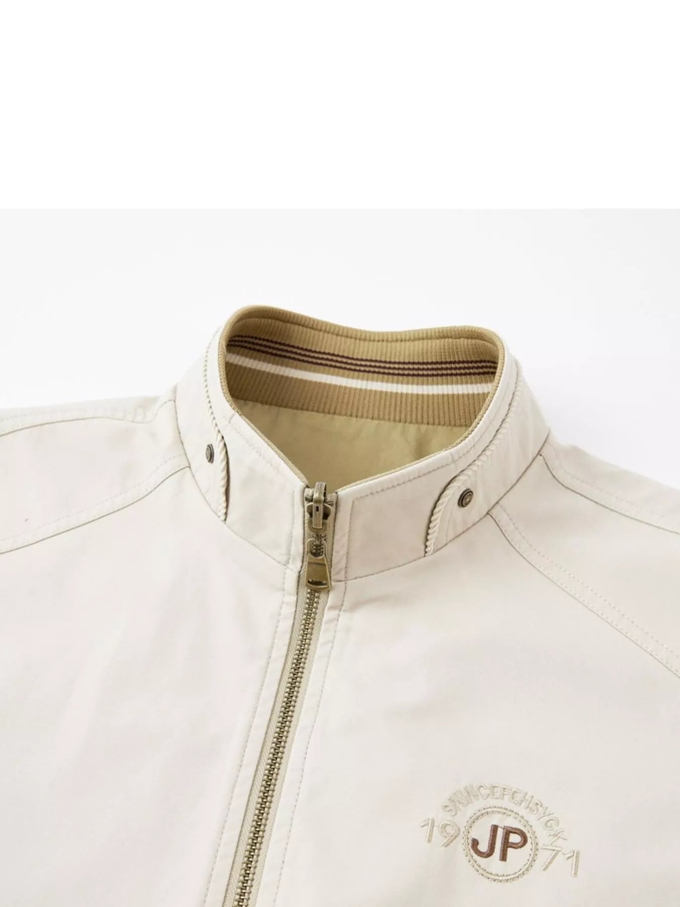 Men's Plus Size Casual Stand Collar Lightweight Jacket