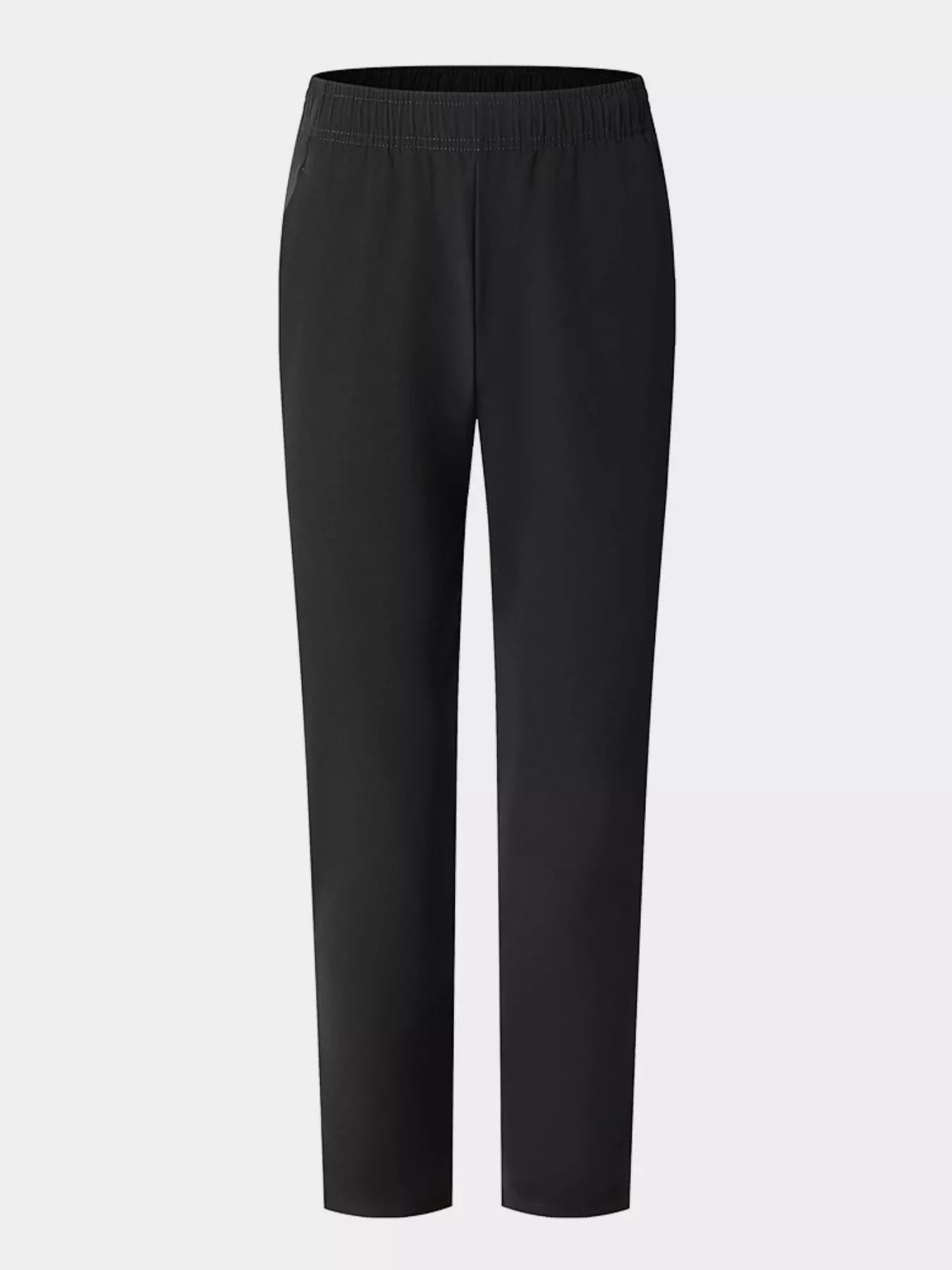 Men's Plus Size Casual Elastic Waist Straight-Leg Pants