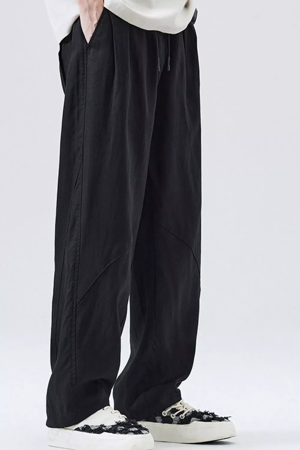 Men's Loose Fit Drawstring Casual Pants