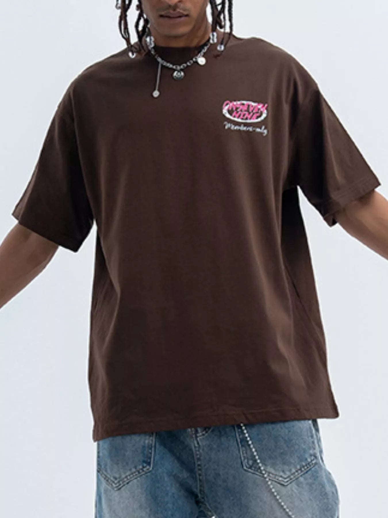 Men's Graphic Short Sleeve Oversized T-Shirt