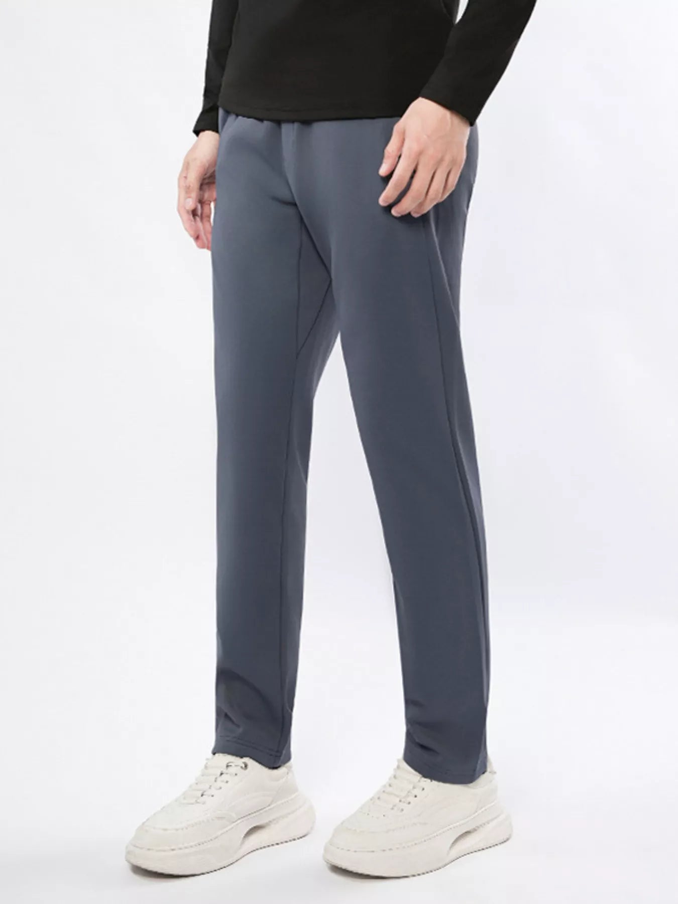 Men's Plus Size Casual Straight-Leg Pants