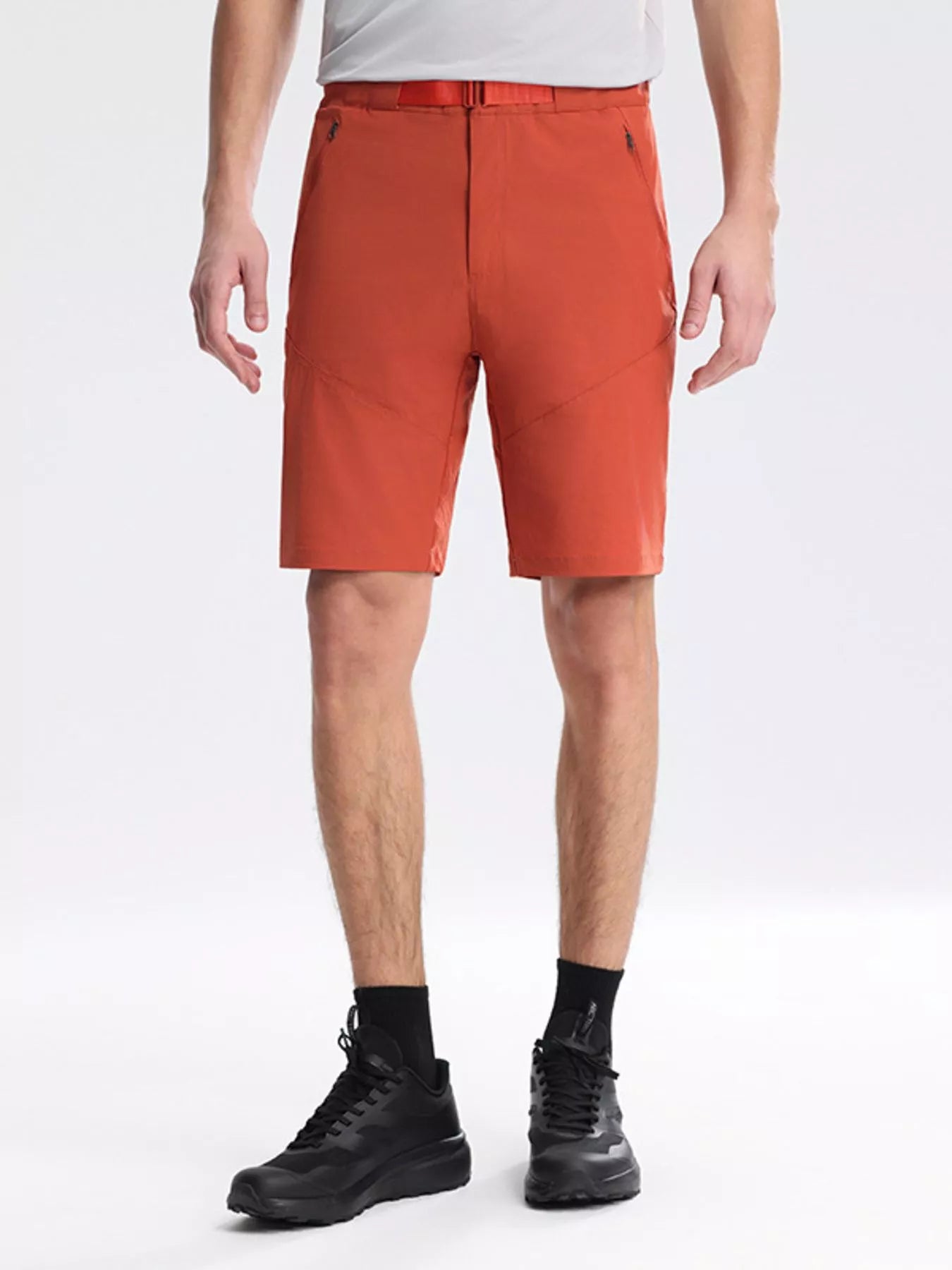 Men's Plus Size Pocketed Lightweight Shorts