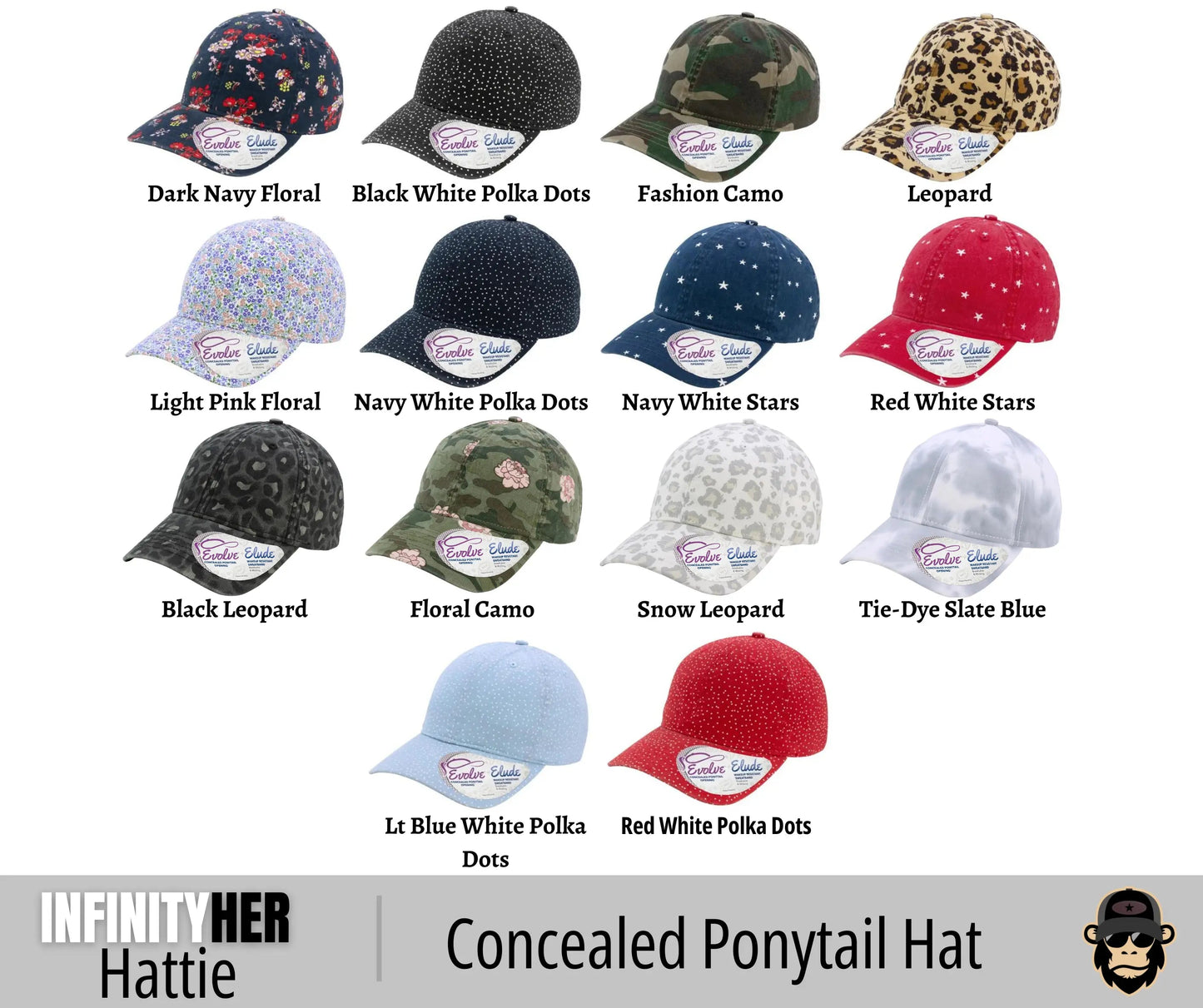 Ponytail Leather Patch Hat