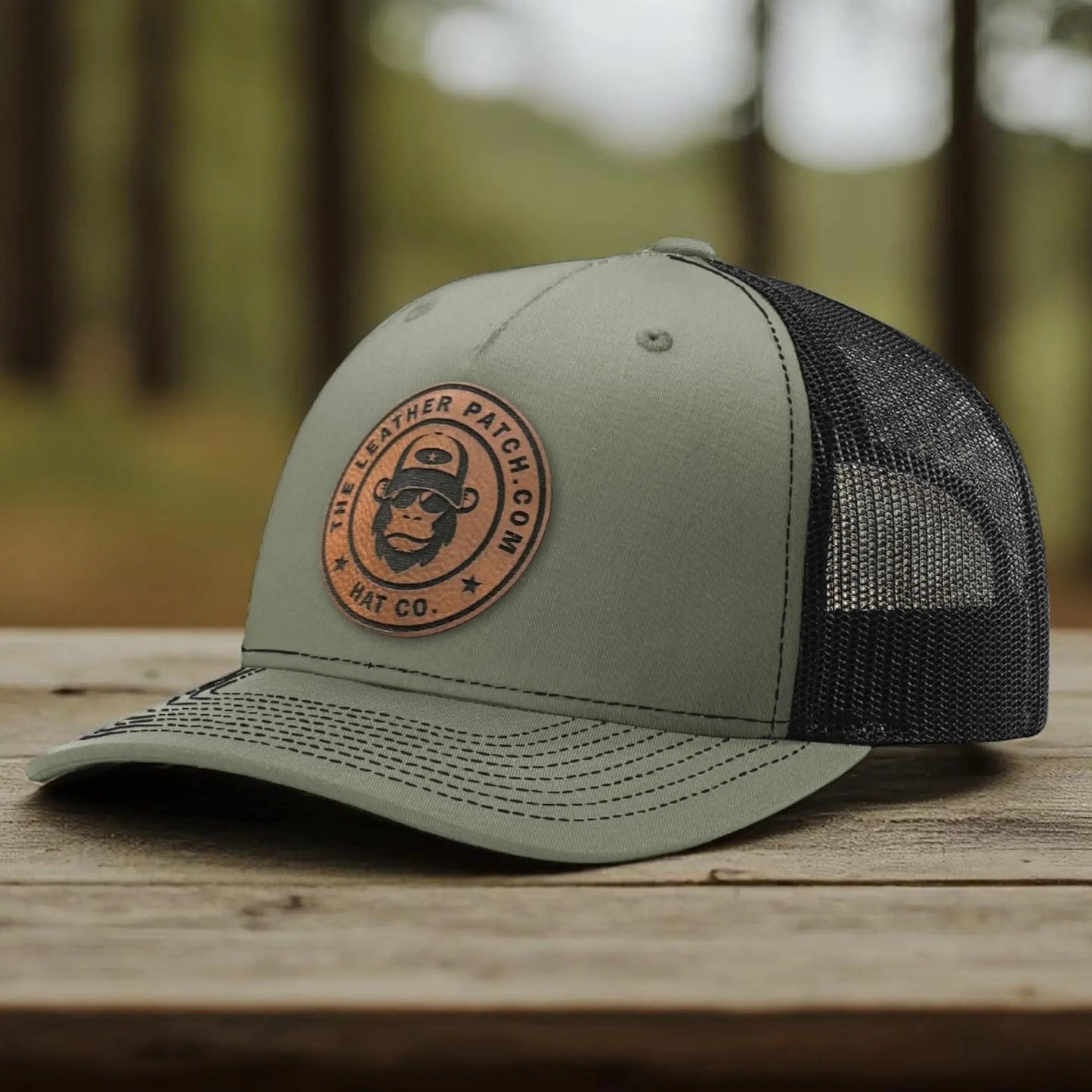 Richardson 112FP Five Panel Trucker + Custom Patch