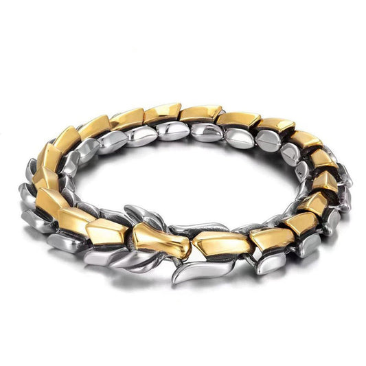 Fashion Dragon Scale Bracelet for Men – Durable and Stylish Wear