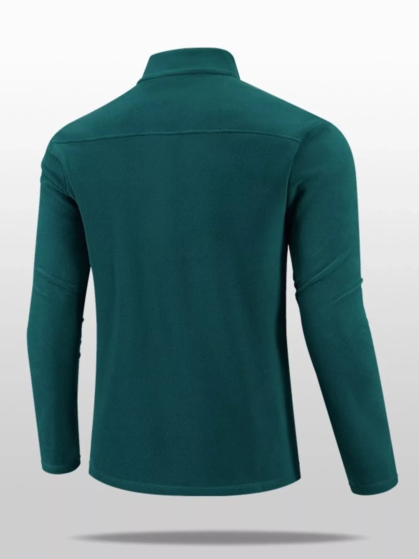 Men's Plus Size Quarter Zip Long Sleeve Sweatshirt