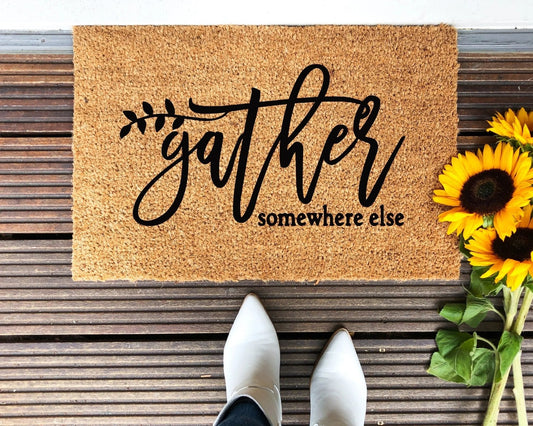 Gather Somewhere Else Doormat