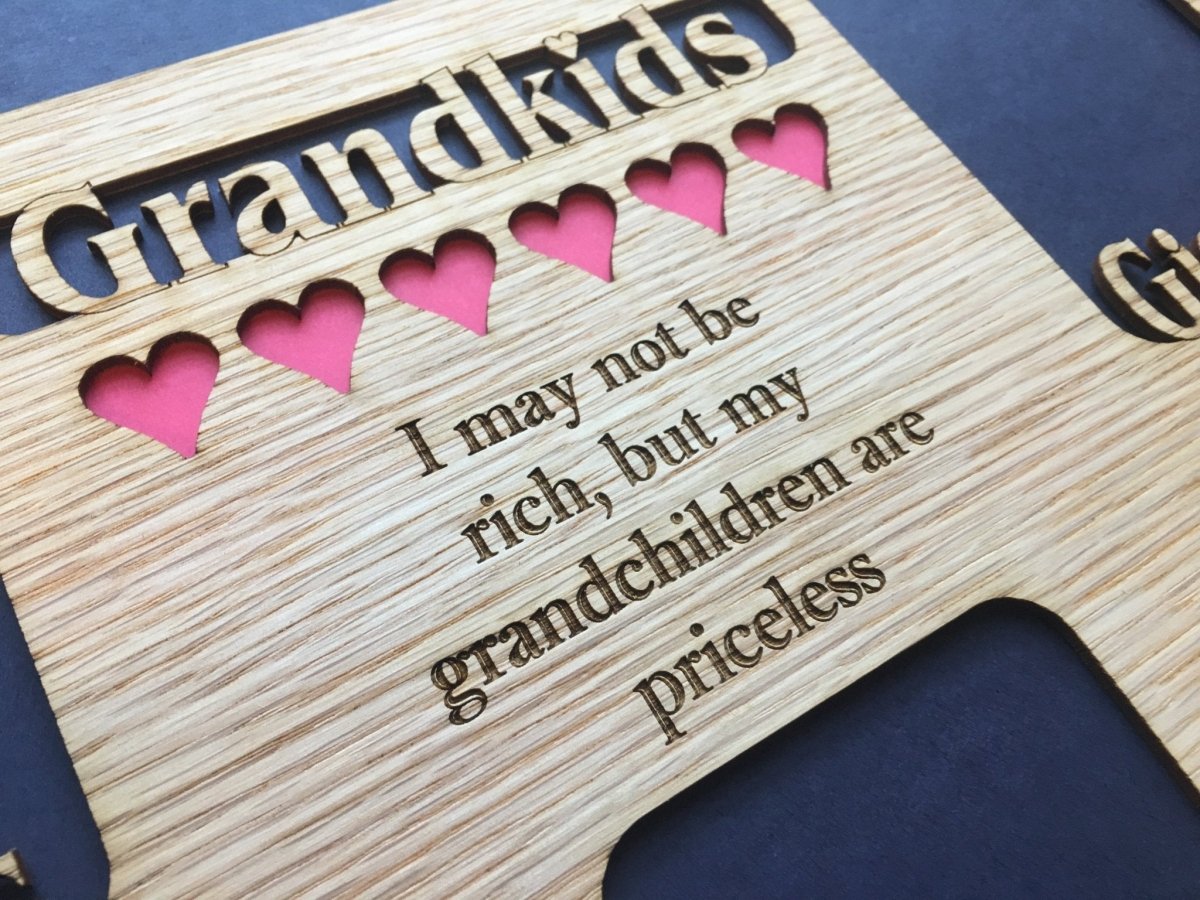 Grandkids Name Picture Frame 11"x14"