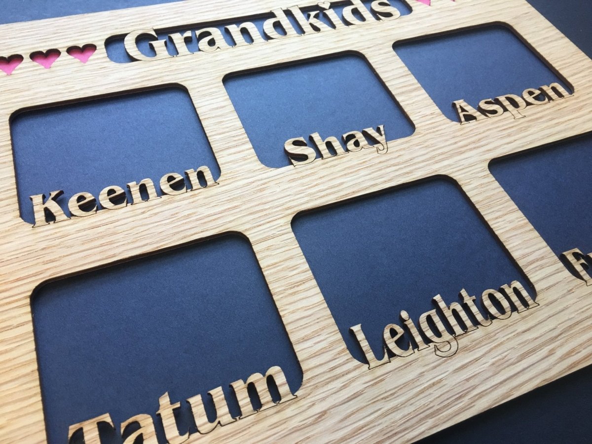 Grandkids Name Picture Frame 11"x14"