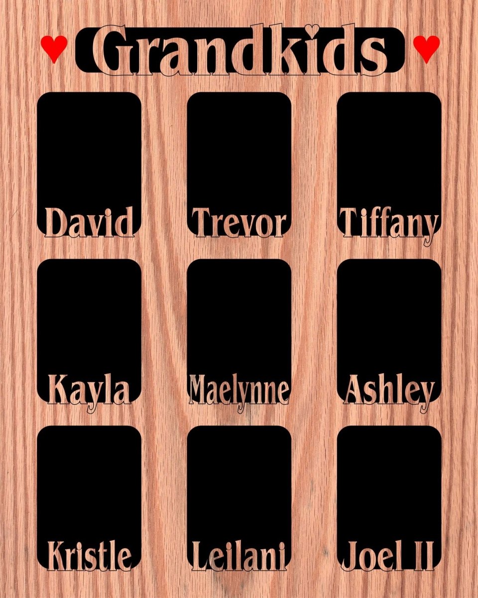 Grandkids Name Picture Frame 16"x20"