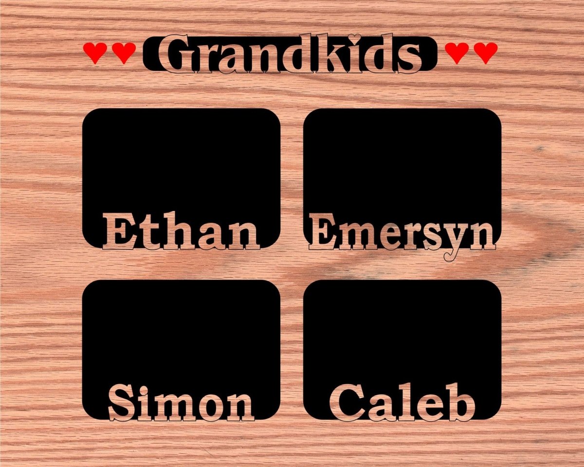 Grandkids Name Picture Frame 16"x20"