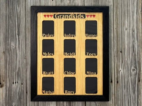 Grandkids Name Picture Frame 16"x20"
