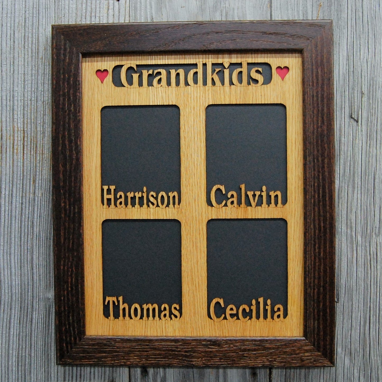 Grandkids Name Picture Frame 18x24