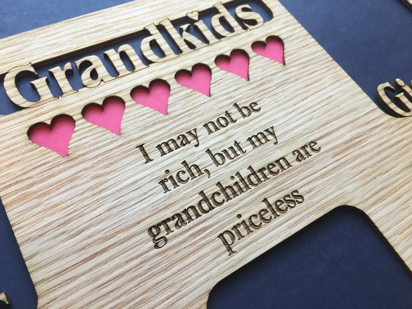Grandkids Name Picture Frame 18x24