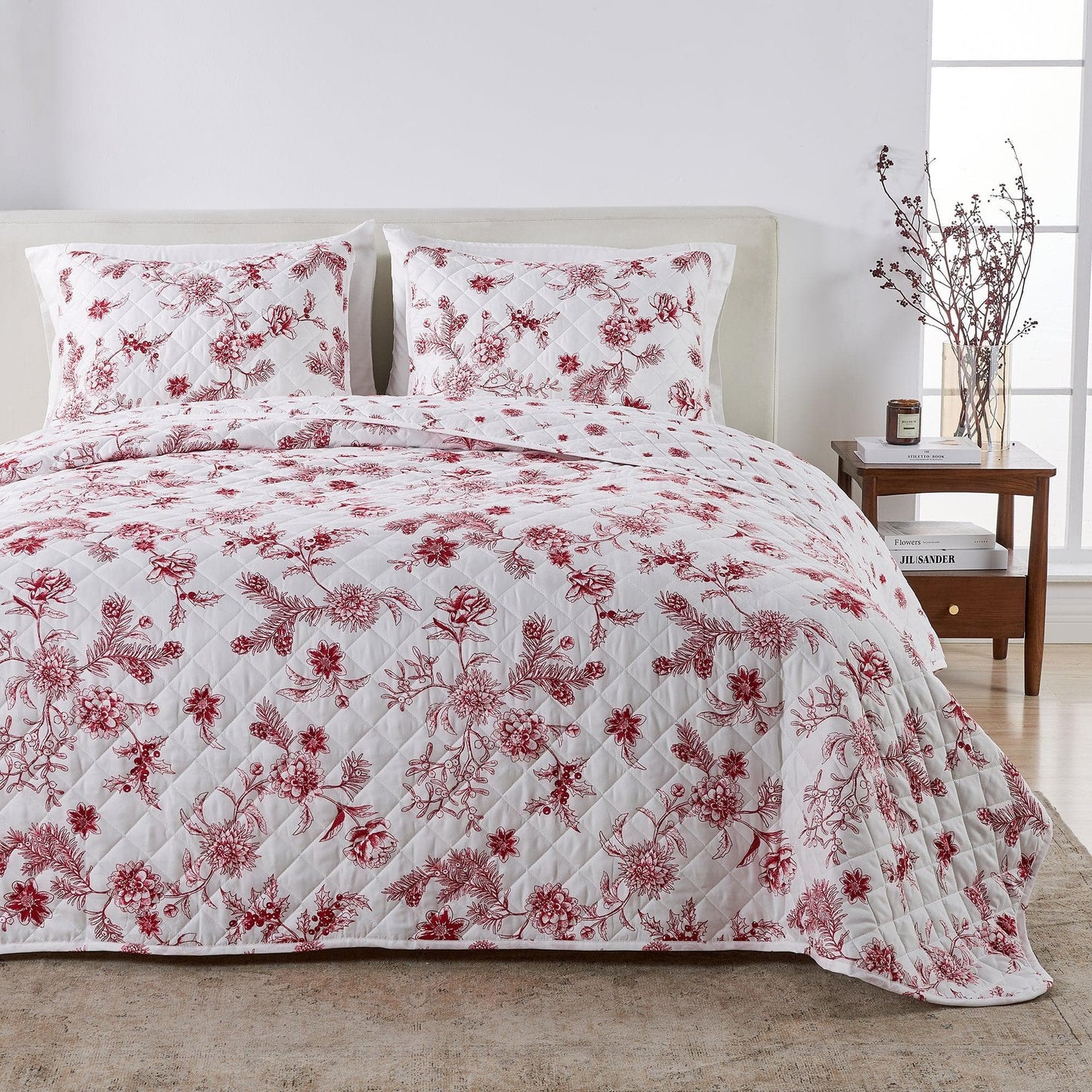 Colorful Holiday Quilt Set - Midnight Magic Collection