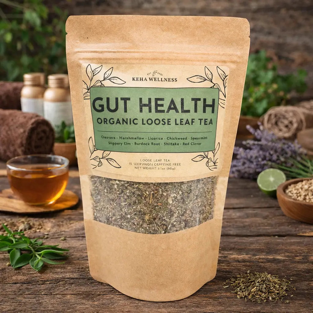 Soothing Gut Loose Leaf — Slippery Elm & Marshmallow | Organic Herbal Tea