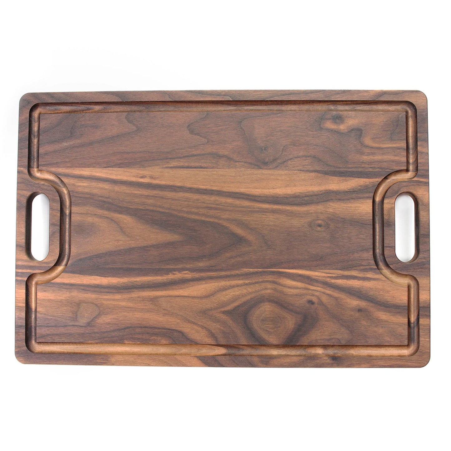 Personalized Cutting Board Wedding Gift, Monogrammed Cutting Board 18" x 12" With Juice Groove and Handles, Christmas, USA Made
