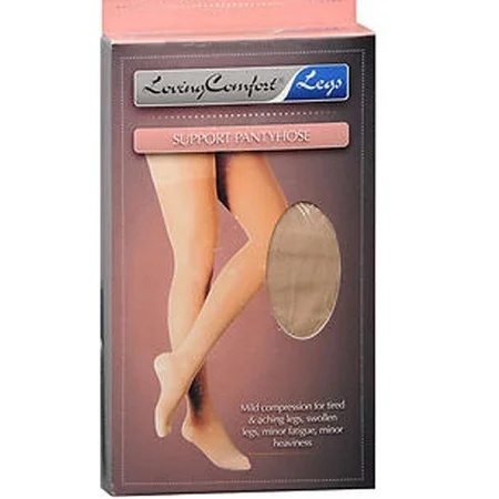Loving Comfort Support Pantyhose 20-30mmHg (Beige) X-Tall