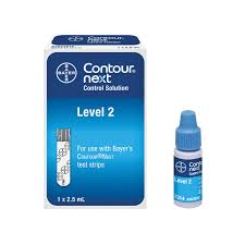 Contour® Plus Control Solution - Level 2 (Normal) - 2.5 mL Bottle