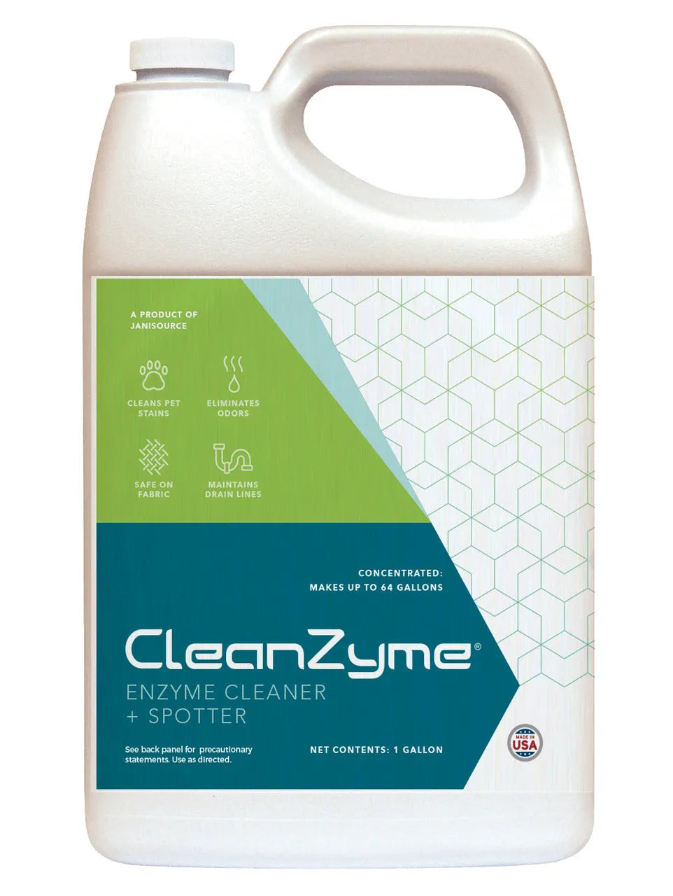 CleanZyme - Enzyme Cleaner, Pet Odor & Urine Remover, Gallon