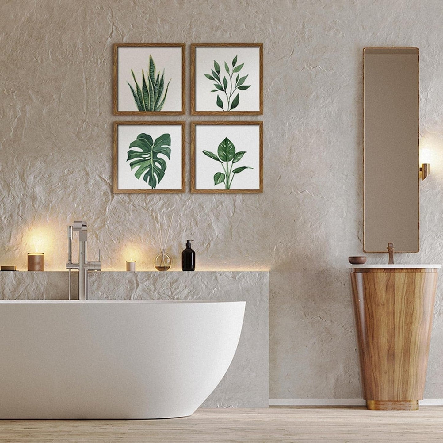 Botanical Framed Wall Decor - Green Plant
