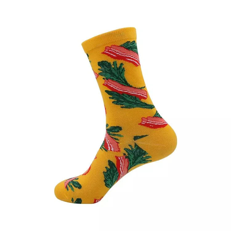 Novelty Pizza Socks – 4-Pack Fun Gift Set for Men & Women