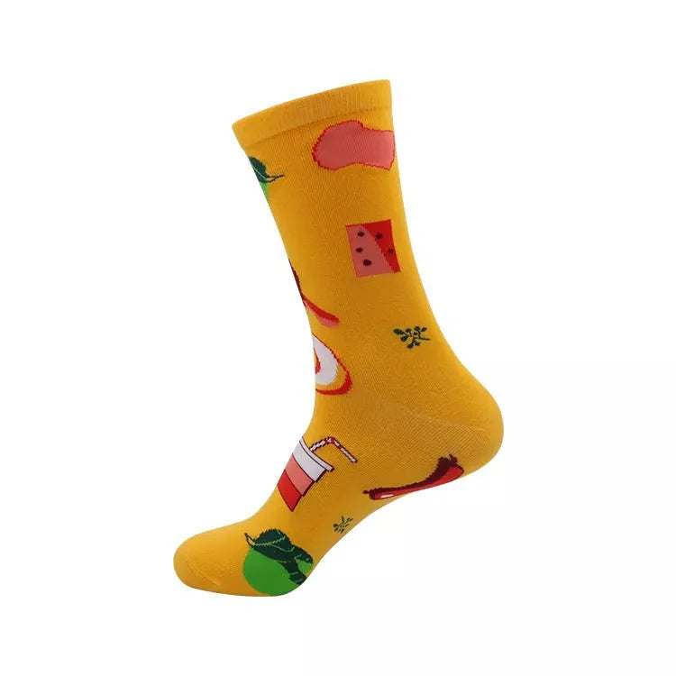 Novelty Pizza Socks – 4-Pack Fun Gift Set for Men & Women