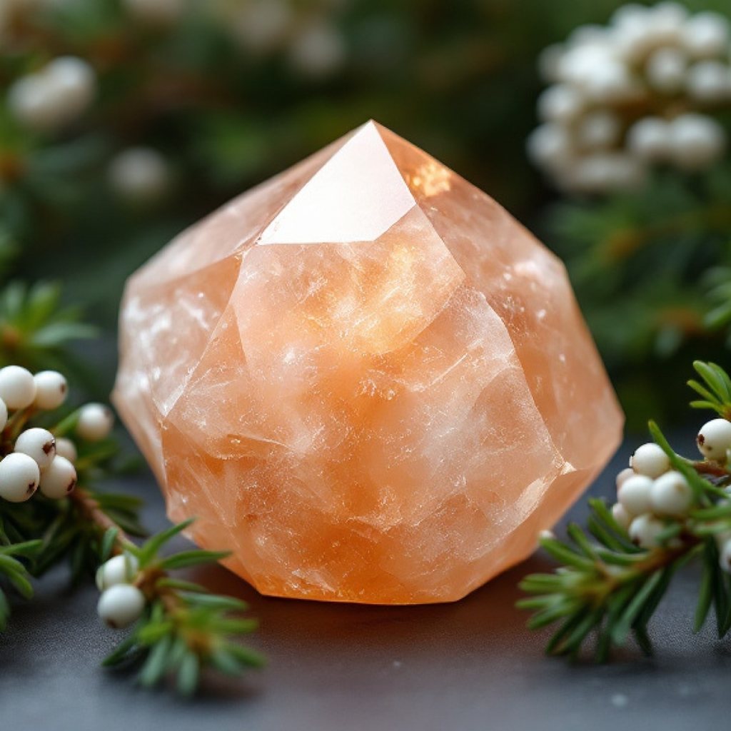 Juniper Zest Crystal Candle, 10oz