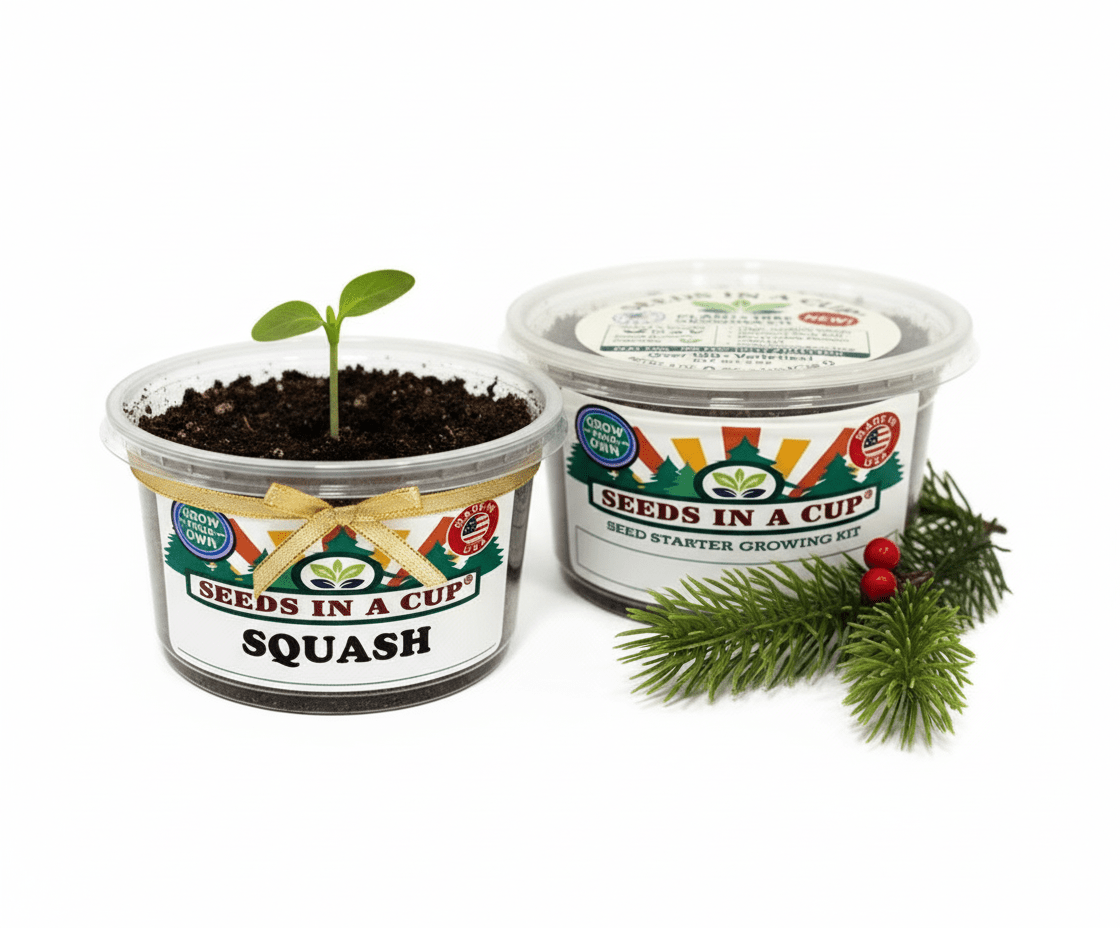 Squash Grow Kit | Grow Squash from Seed | Seeds In A Cup®