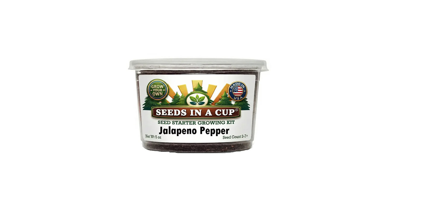 Jalapeño Pepper Grow Kit | Grow Jalapeños from Seed | Seeds In A Cup®