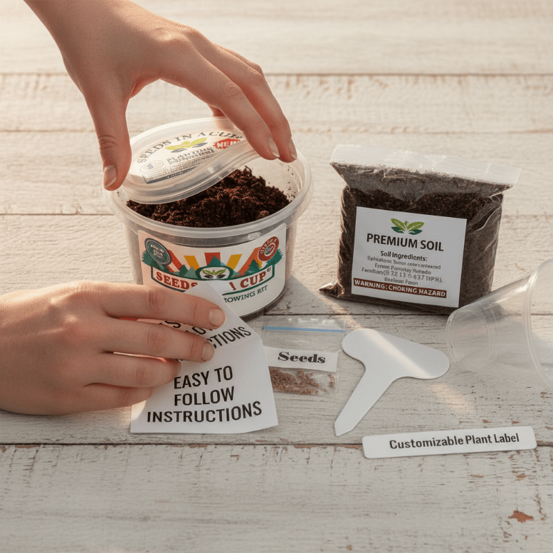 Okra Grow Kit | Grow Okra from Seed | Seeds In A Cup®