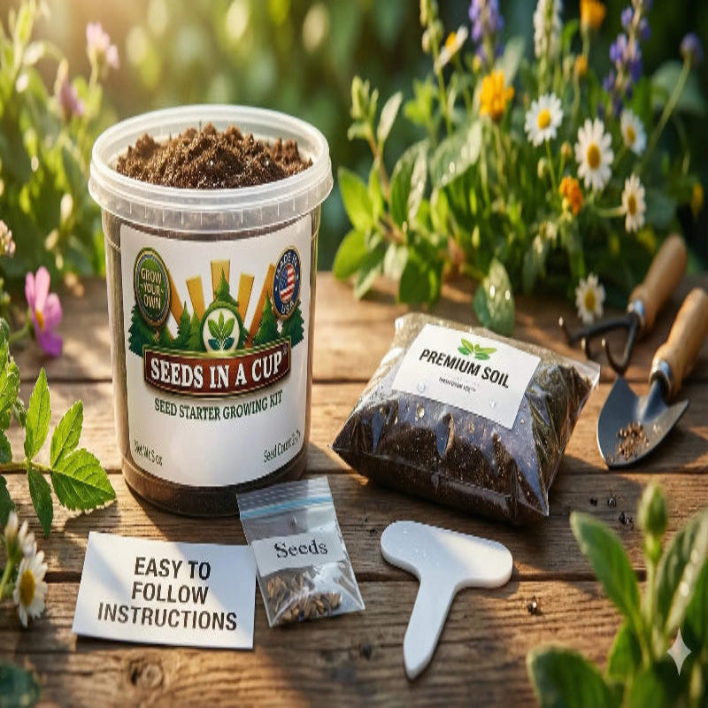 Sage Grow Kit | Grow Fresh Sage from Seed | Seeds In A Cup®