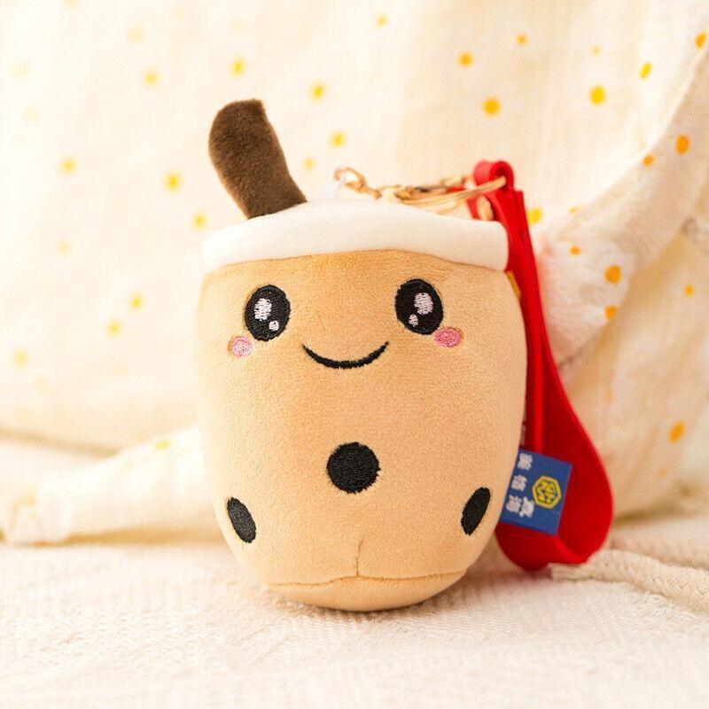 Cute Bubble Tea Keychains 3-Pack for Keys, Bags, and Gifts