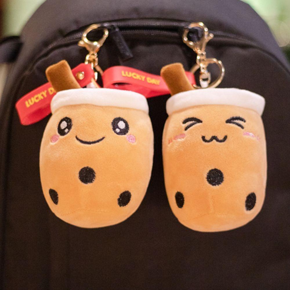 Cute Bubble Tea Keychains 3-Pack for Keys, Bags, and Gifts
