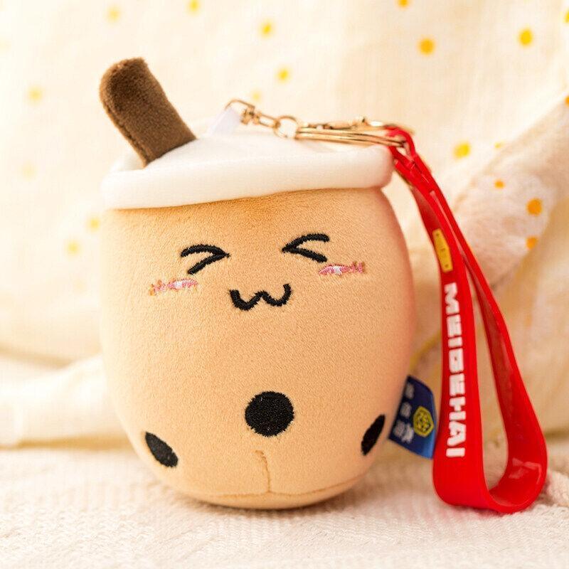 Cute Bubble Tea Keychains 3-Pack for Keys, Bags, and Gifts