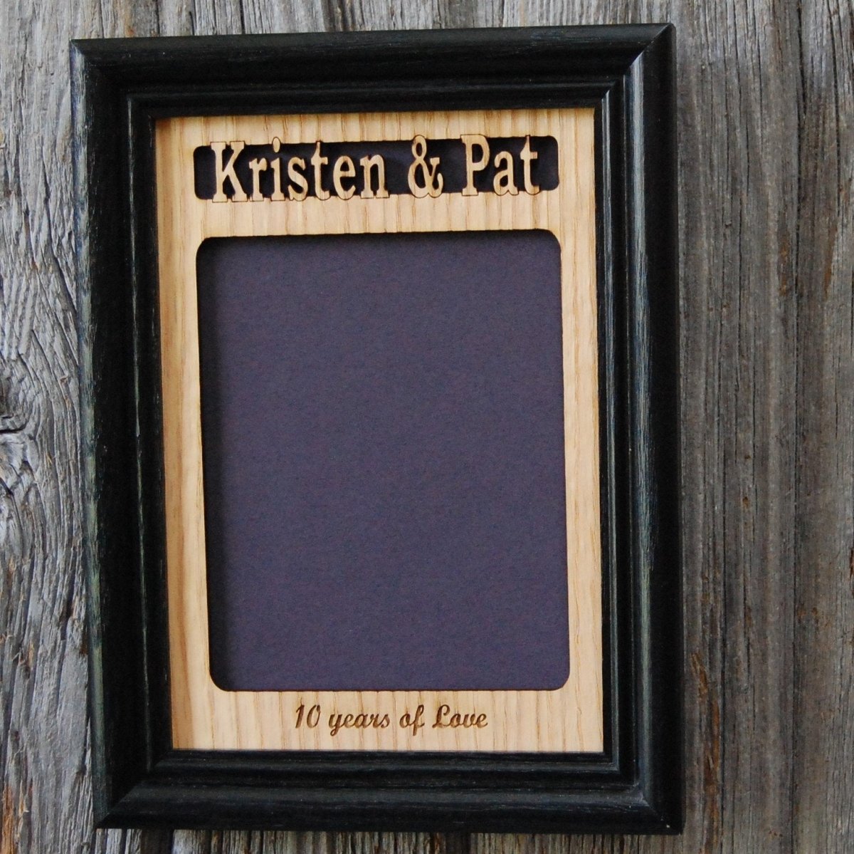 Years Of Love Picture Frame - 5x7 Frame Hold 3x5 Photo